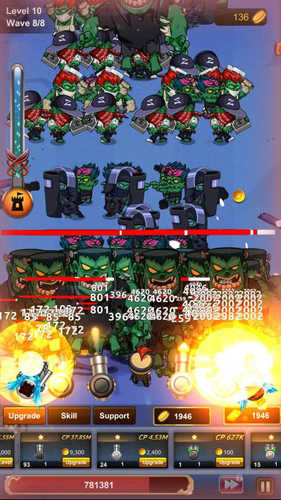 僵尸空闲防御最新版(Zombie Idle Defense) 截图 1