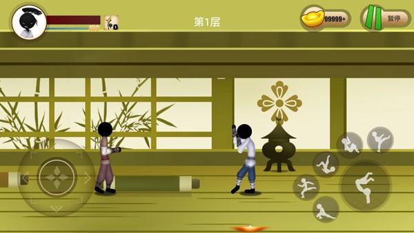侠客火柴人2无限金币版 截图 1